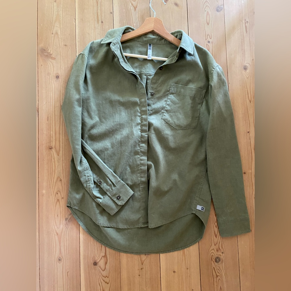 Olive Green MEC Button-Up Shirt